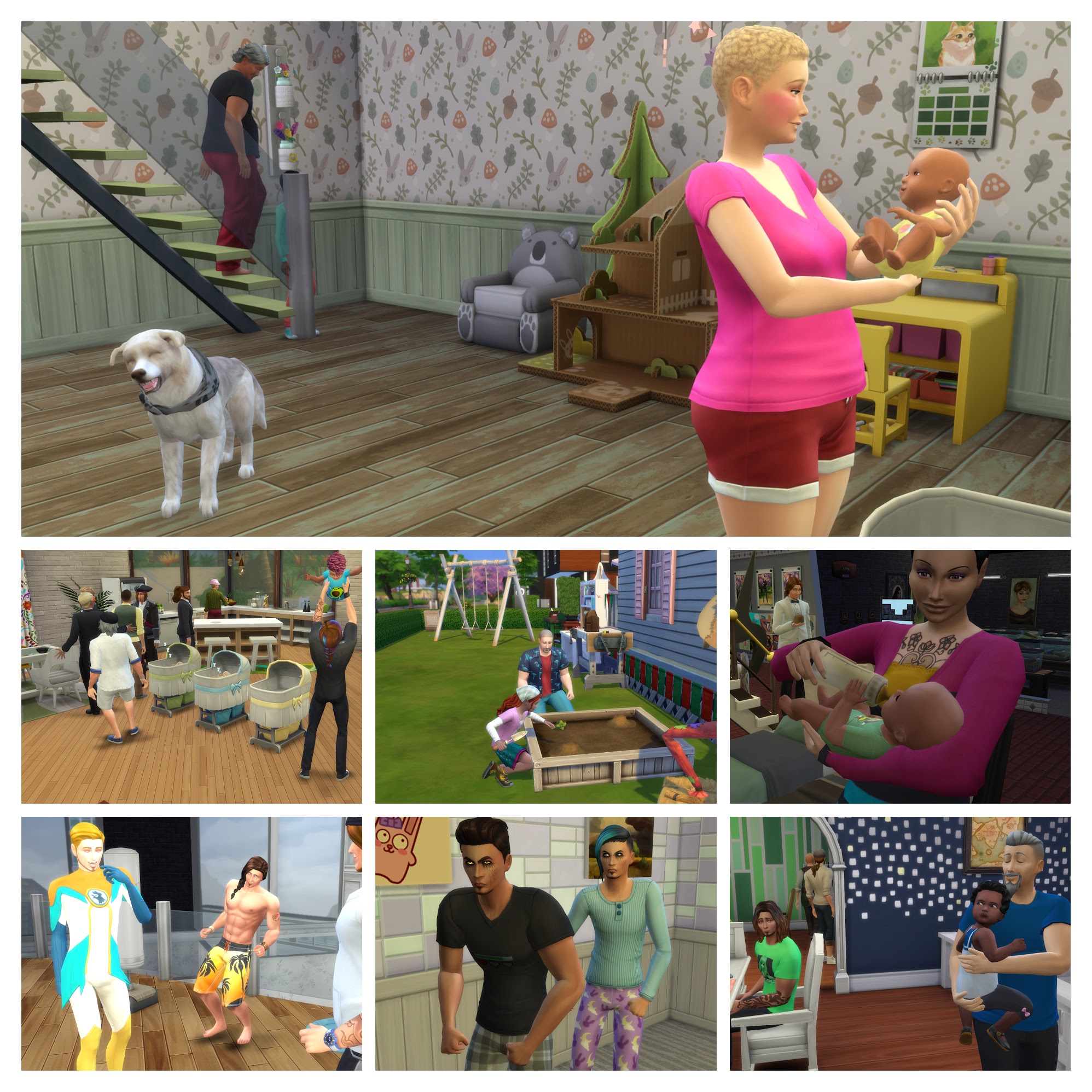 72 Sims COLLAGE
